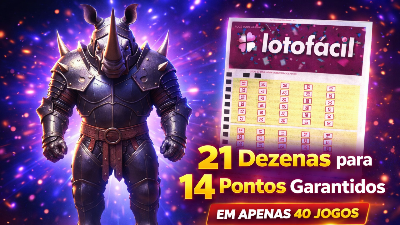 LOTOFÁCIL RINOCERONTE 